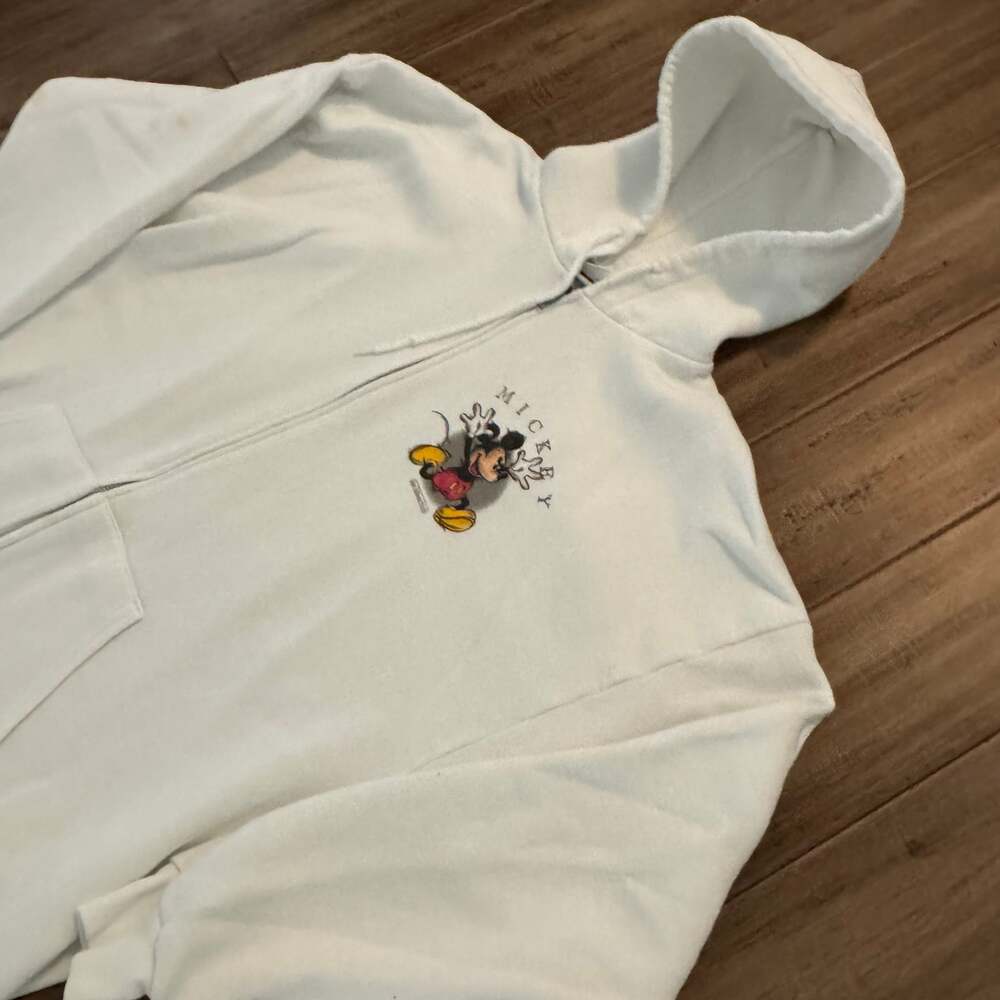 men’s vintage y2k disney world zip up hoodie - Picture 2 of 8
